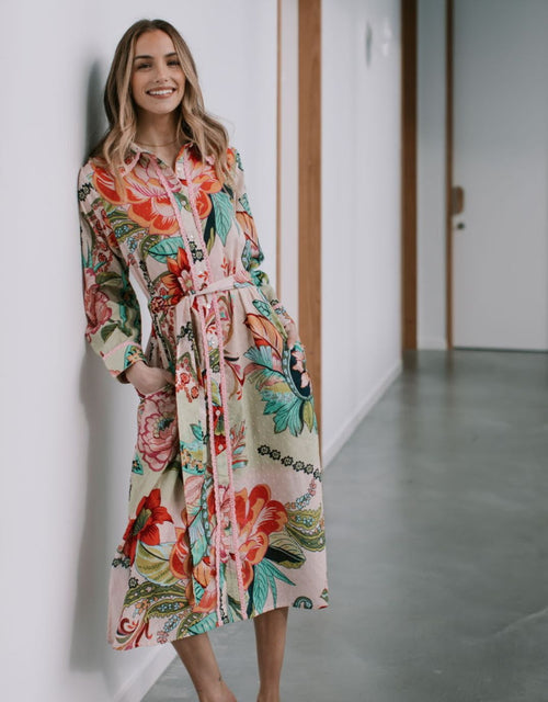 132-fashion-medusa-tie-shirt-dress-pink-green-womens-clothing