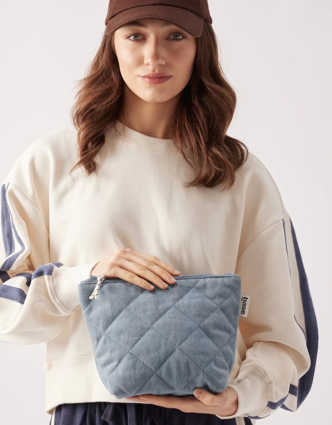 Cos Base Denim Pouch - Vintage Blue