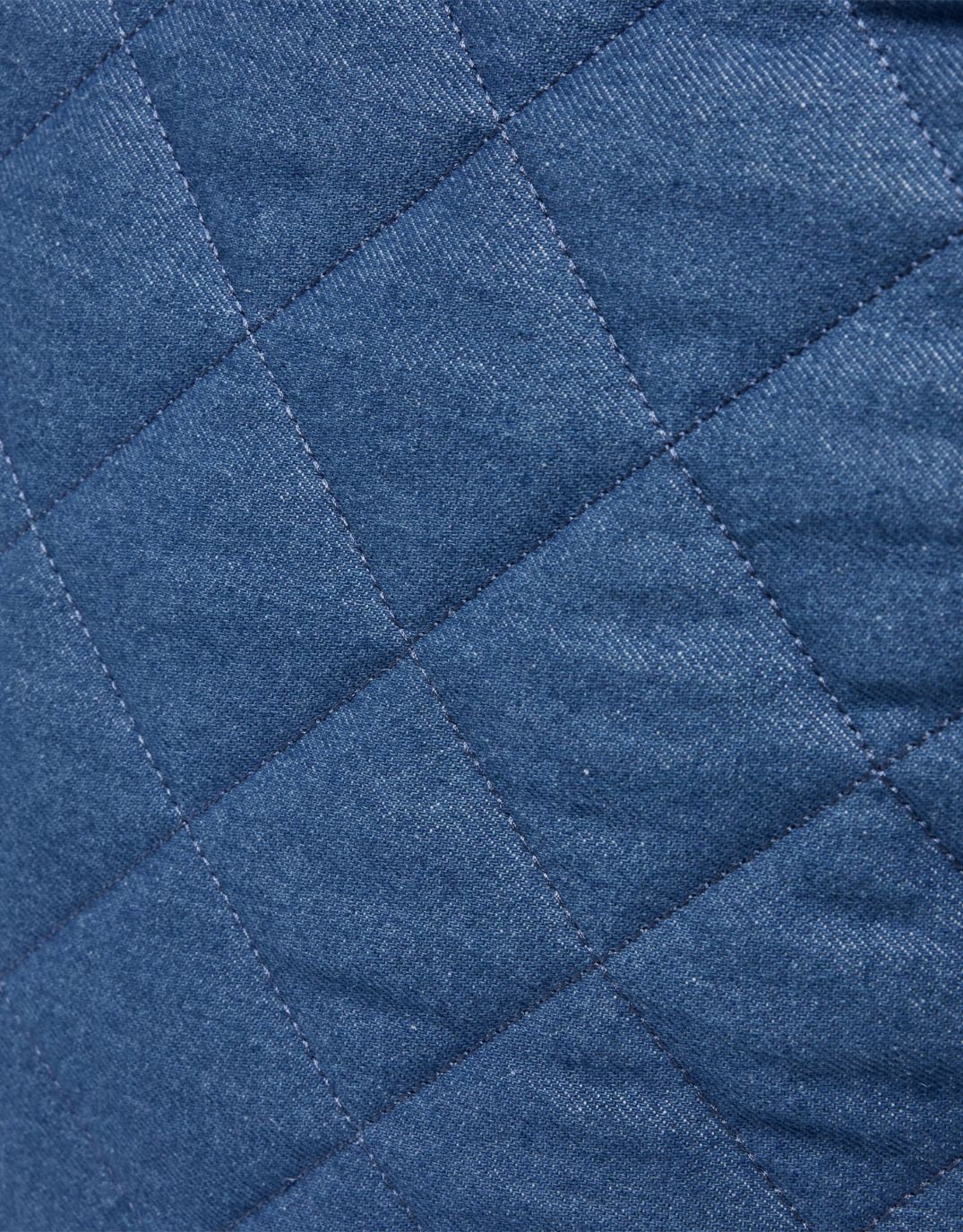 Cos Base Denim Pouch - Indigo