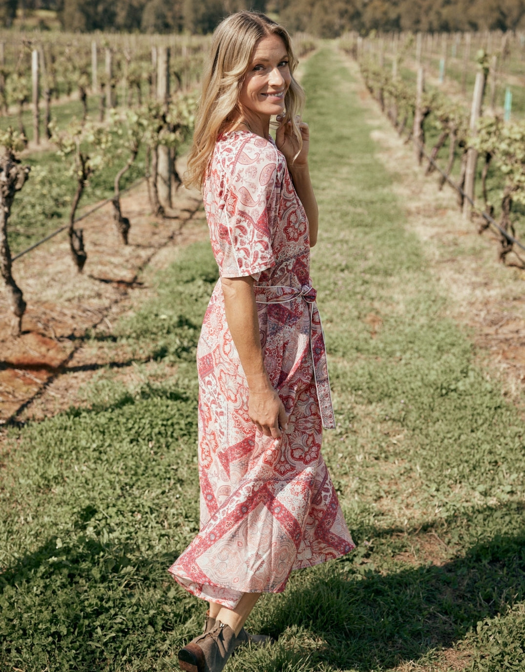 Among The Vines - Sunset Paisley