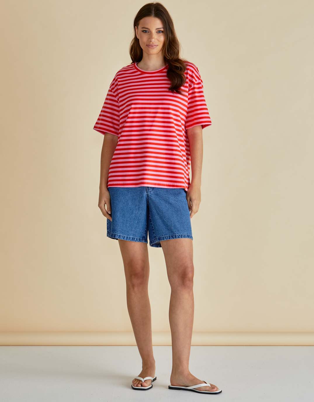 betty-basics-relax-boxy-tee-pink-red-stripe-womens-clothing