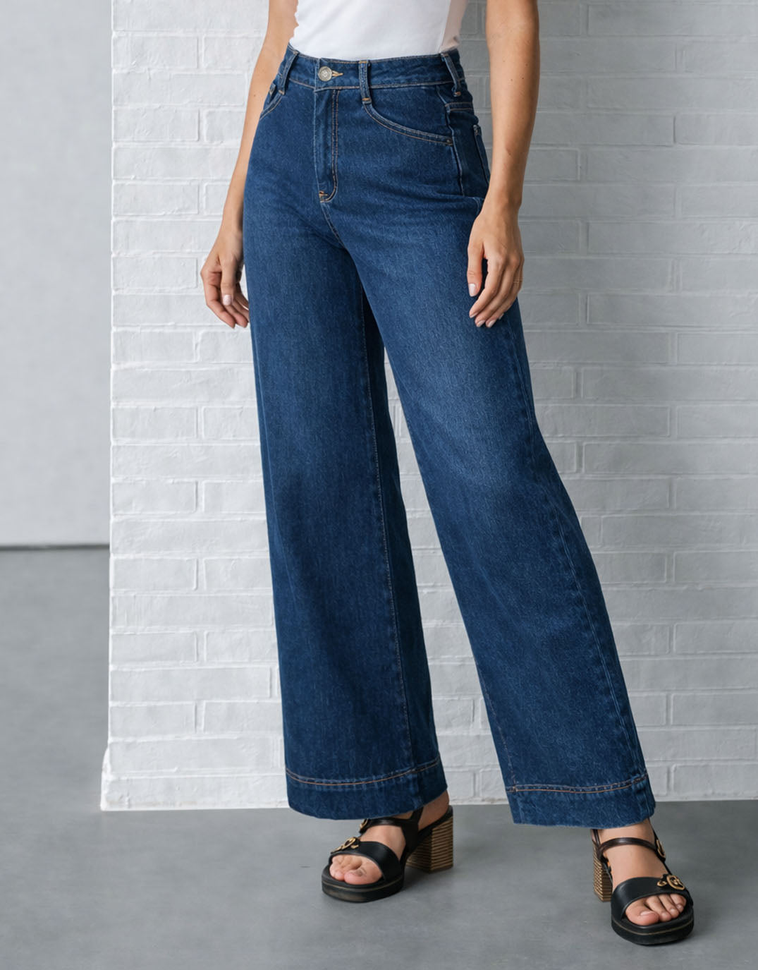 Ellery Stretch Straight Leg Jeans - Dark Wash