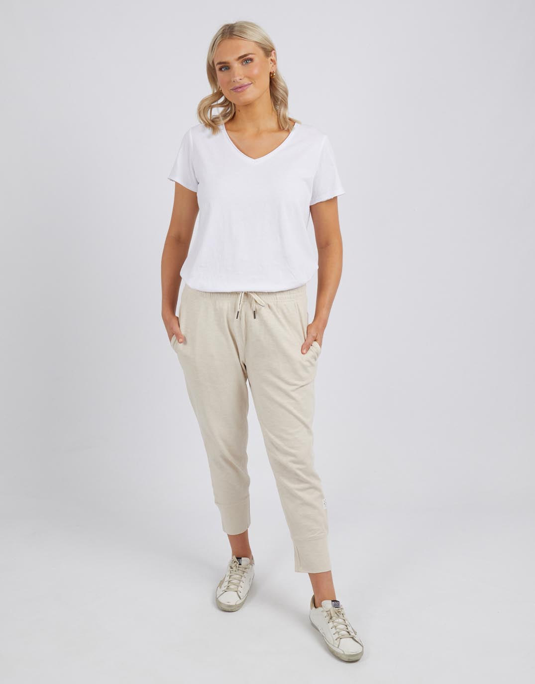 3/4 Brunch Pants - Natural