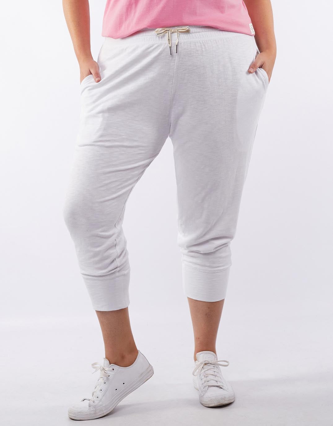 3/4 Brunch Pants - White