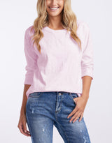 elm-annie-3-4-sleeve-tee-pink-lady-womens-clothing