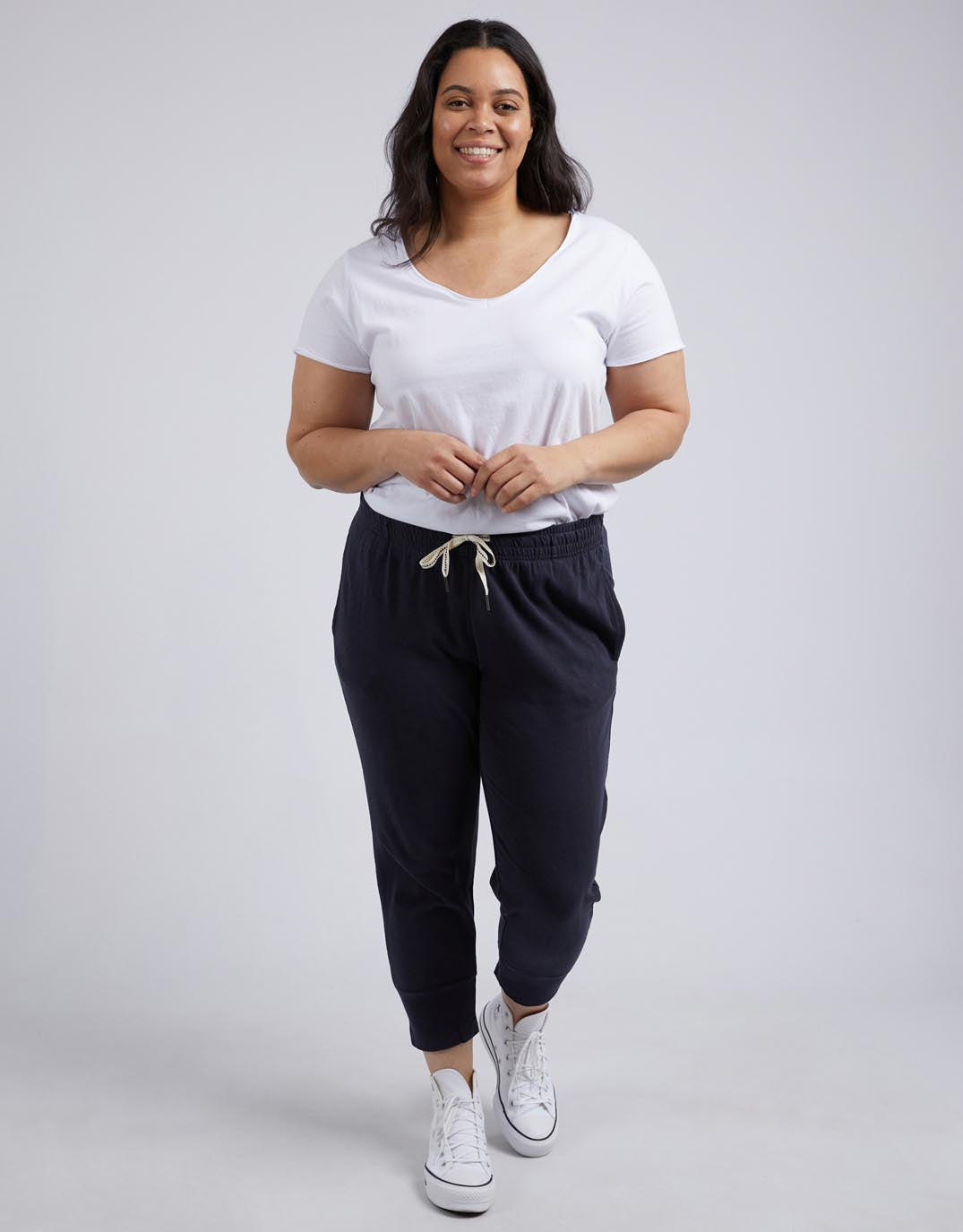 3/4 Brunch Pants - Navy