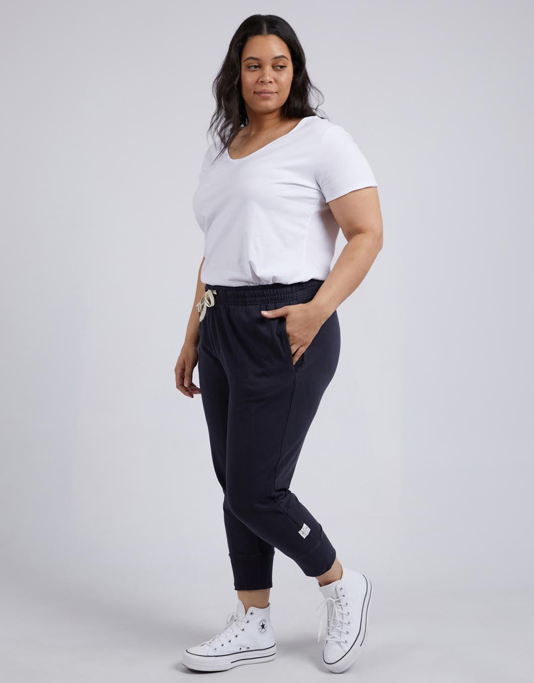 3/4 Brunch Pants - Navy