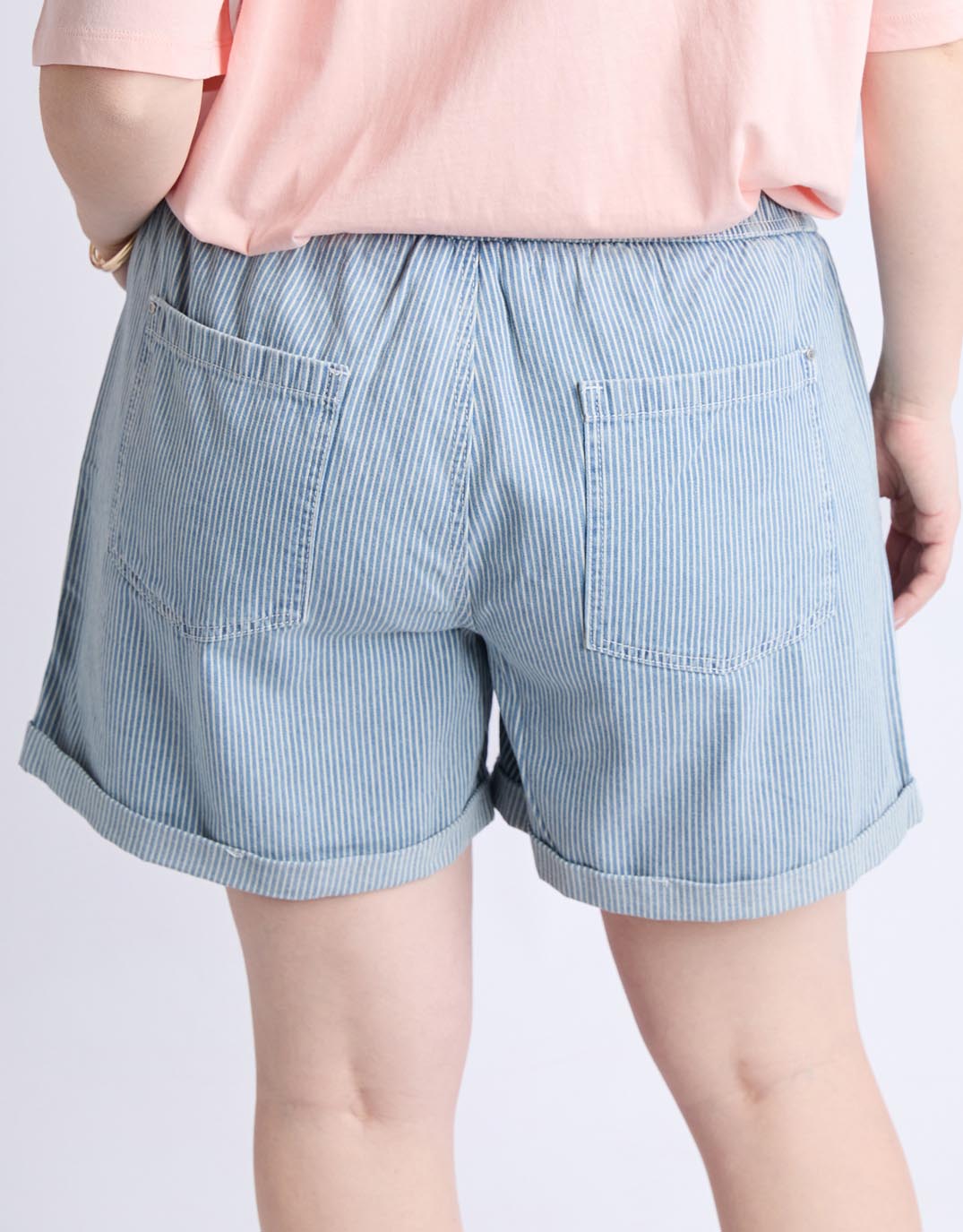 elm-holly-stripe-short-blue-white-stripe-womens-clothing