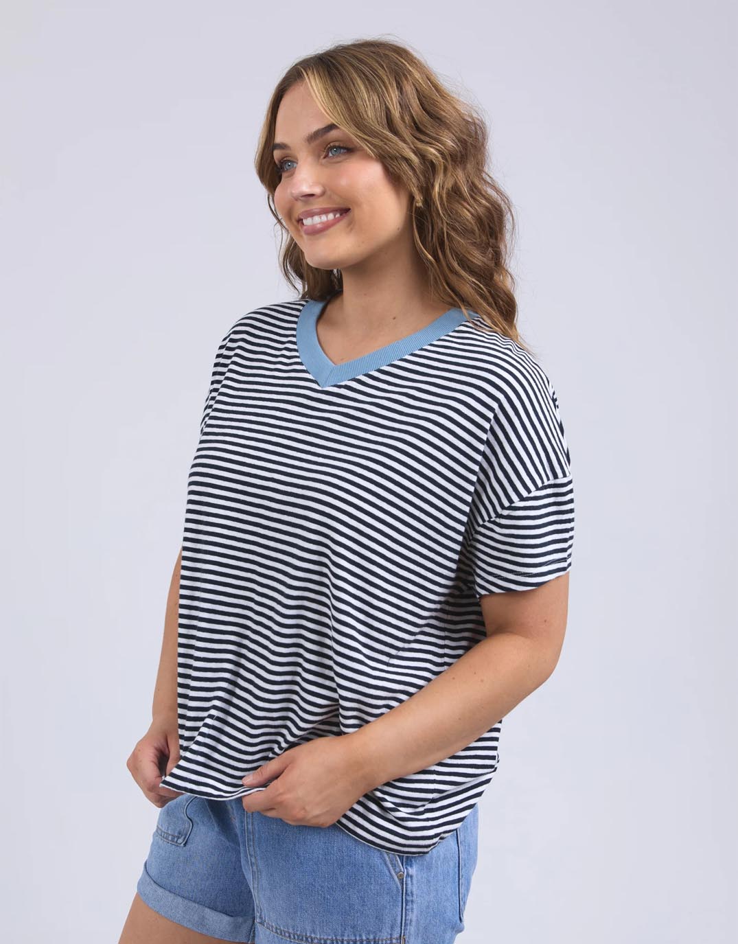 elm-liv-vee-tee-navy-white-stripe-womens-clothing