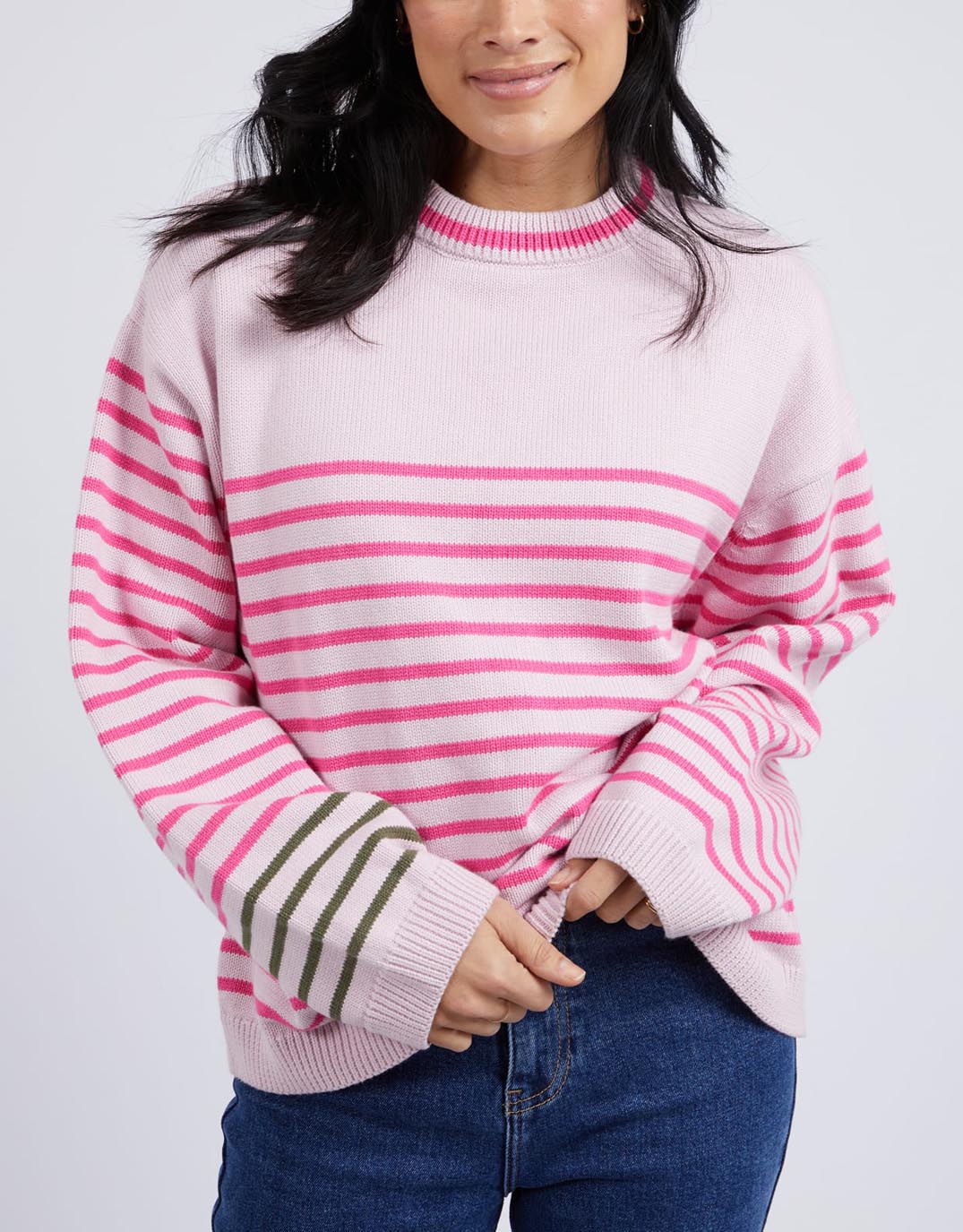 Knit Sweater - Powder pink - Ladies