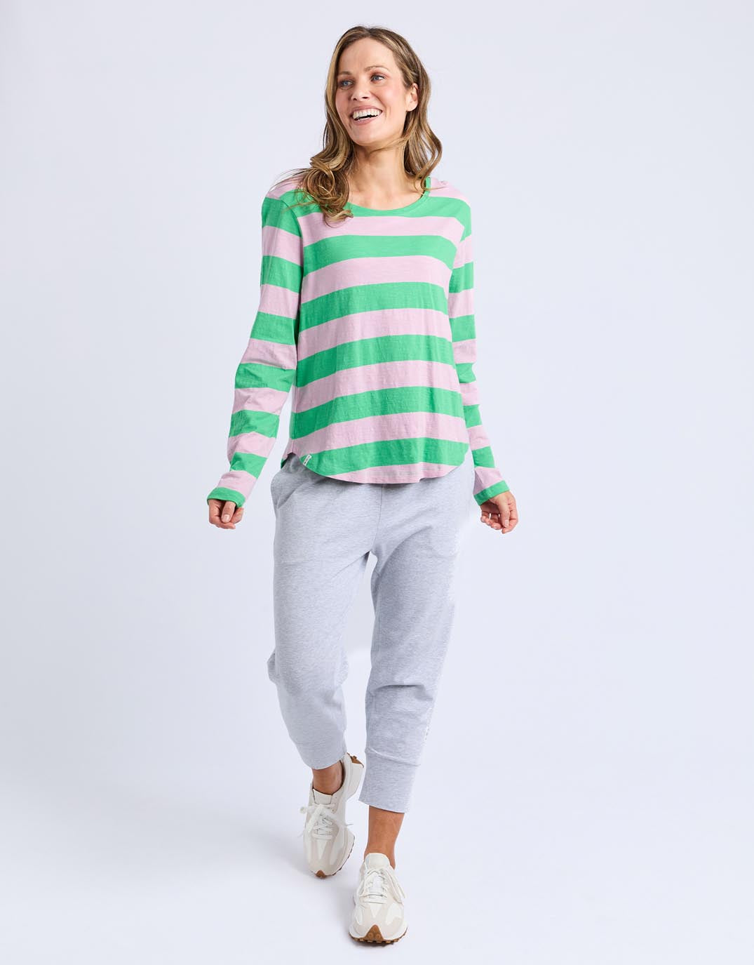 elm-spritz-stripe-long-sleeve-tee-spring-green-dusk-pink-stripe-womens-clothing