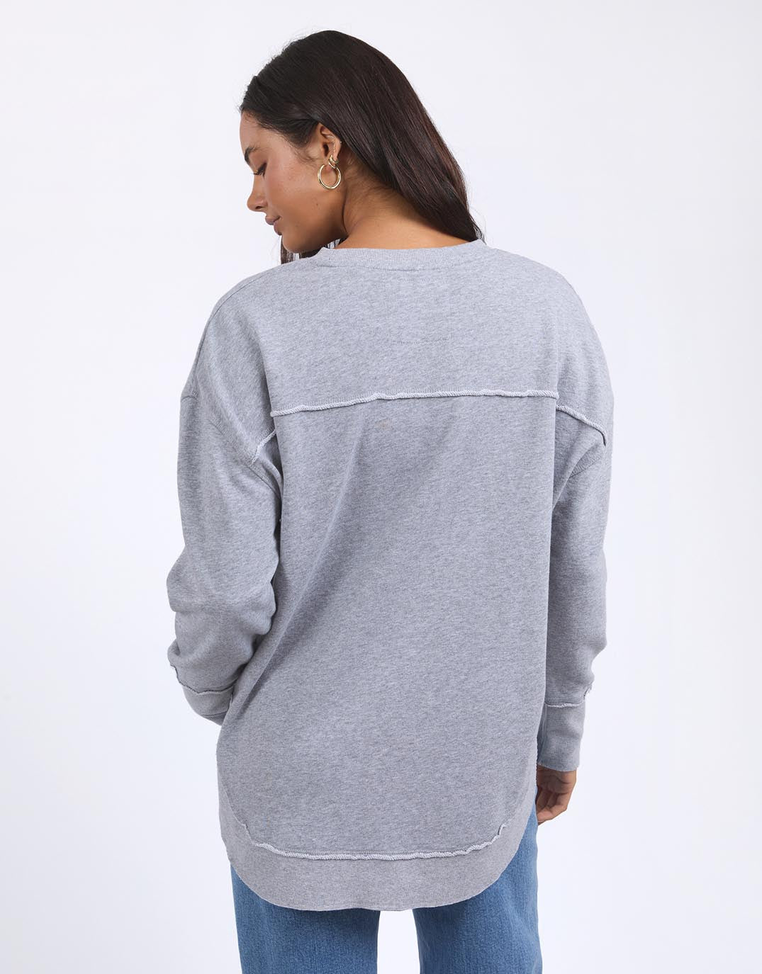 foxwood-delilah-crew-grey-marle-womens-clothing