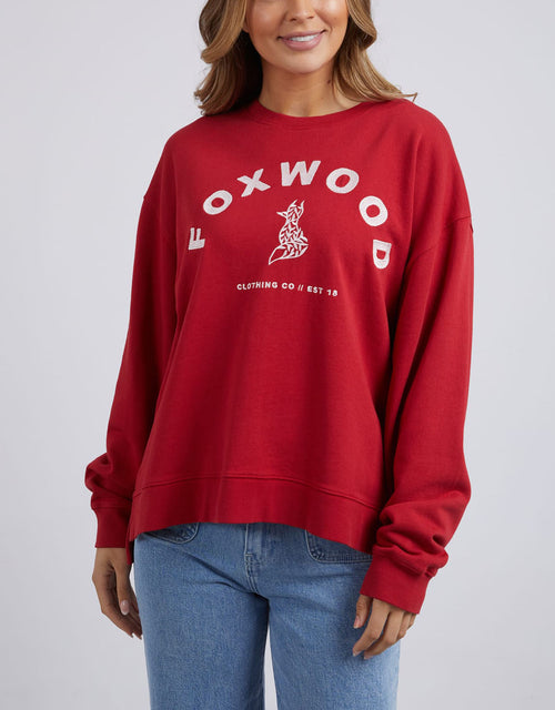 foxwood-effortless-crew-red-womens-clothing