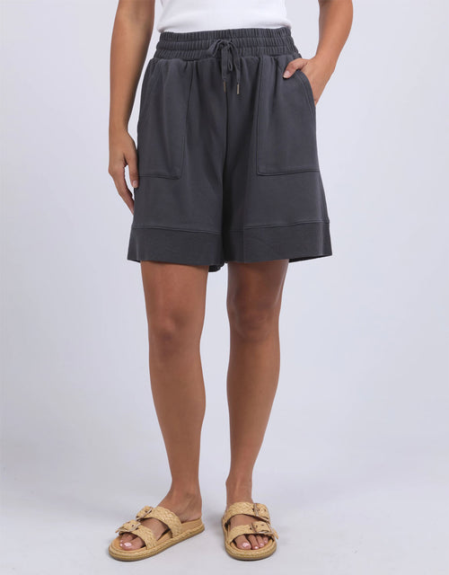 foxwood-huslter-short-charcoal-womens-clothing