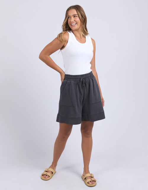 foxwood-huslter-short-charcoal-womens-clothing