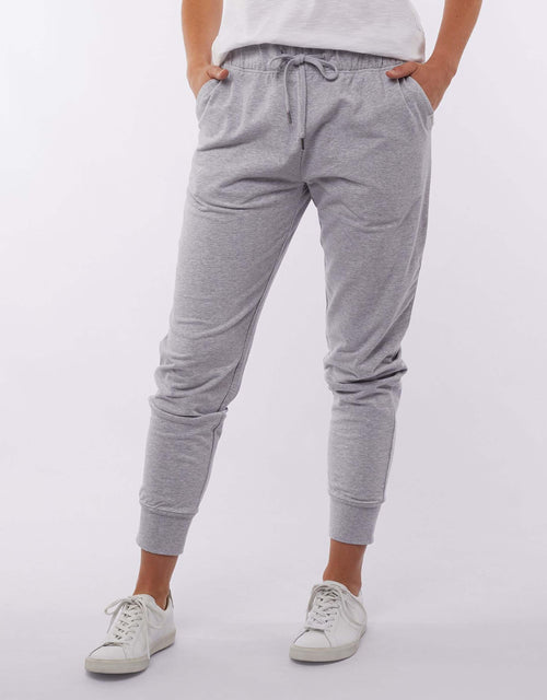 Foxwood - Lazy Days Pant - Grey Marle - White & Co Living Pants