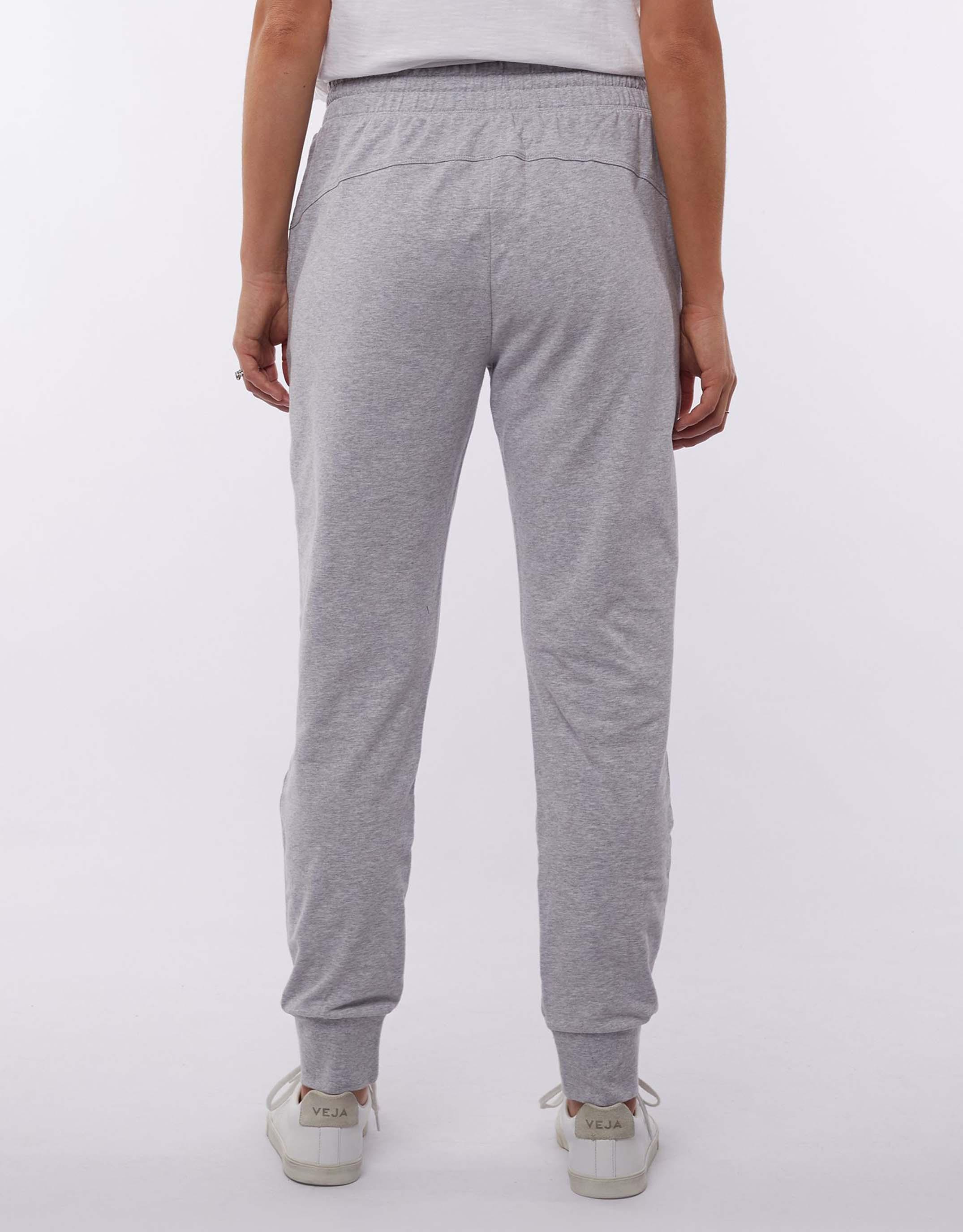 Foxwood - Lazy Days Pant - Grey Marle - White & Co Living Pants