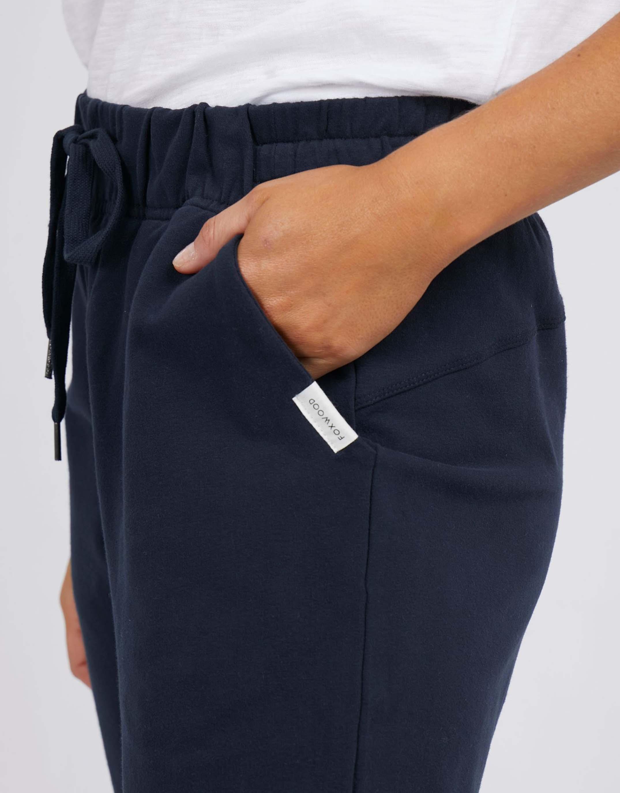 Foxwood - Lazy Days Pants - Navy - White & Co Living Pants