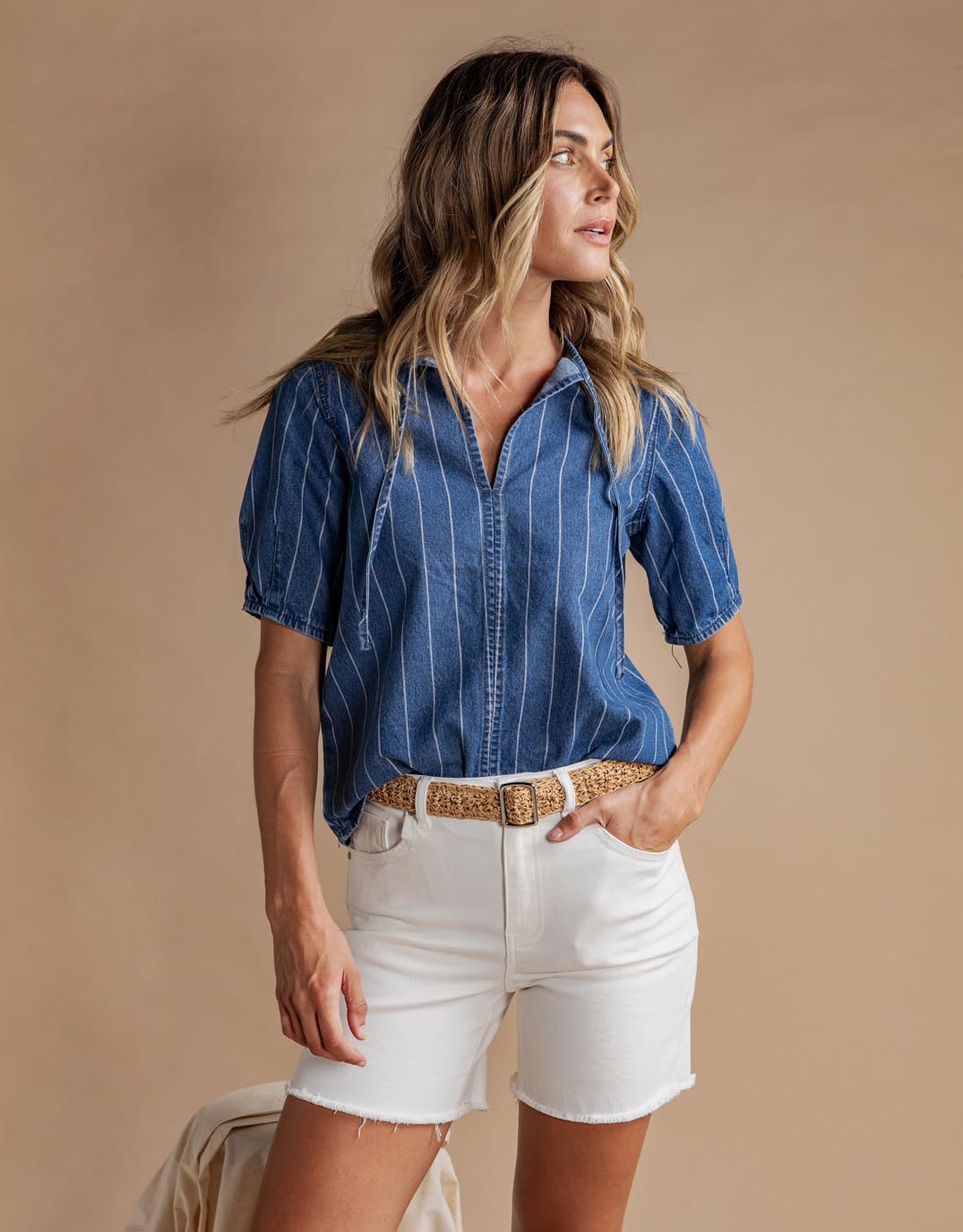 Millie Short - Vintage White