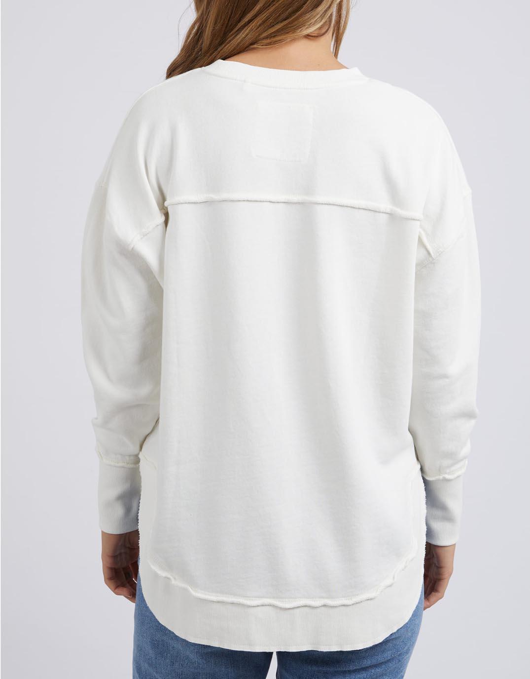 Foxwood - Simplified Crew - Ecru - White & Co Living Jumpers