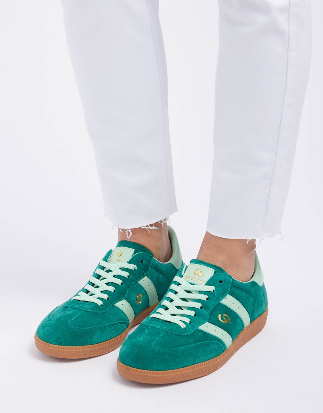 Parallel Suede Sneakers - Green/Mint