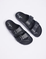 Human Shoes - Ripe Slide - Black - White & Co Living Shoes
