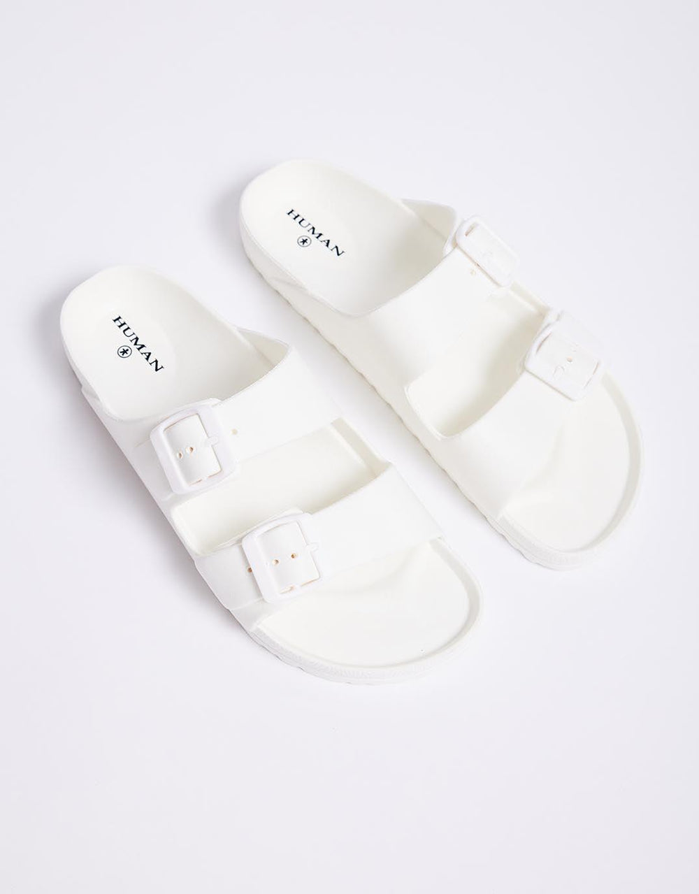 Human Shoes - Ripe Slide - White - White & Co Living Shoes