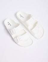 Human Shoes - Ripe Slide - White - White & Co Living Shoes