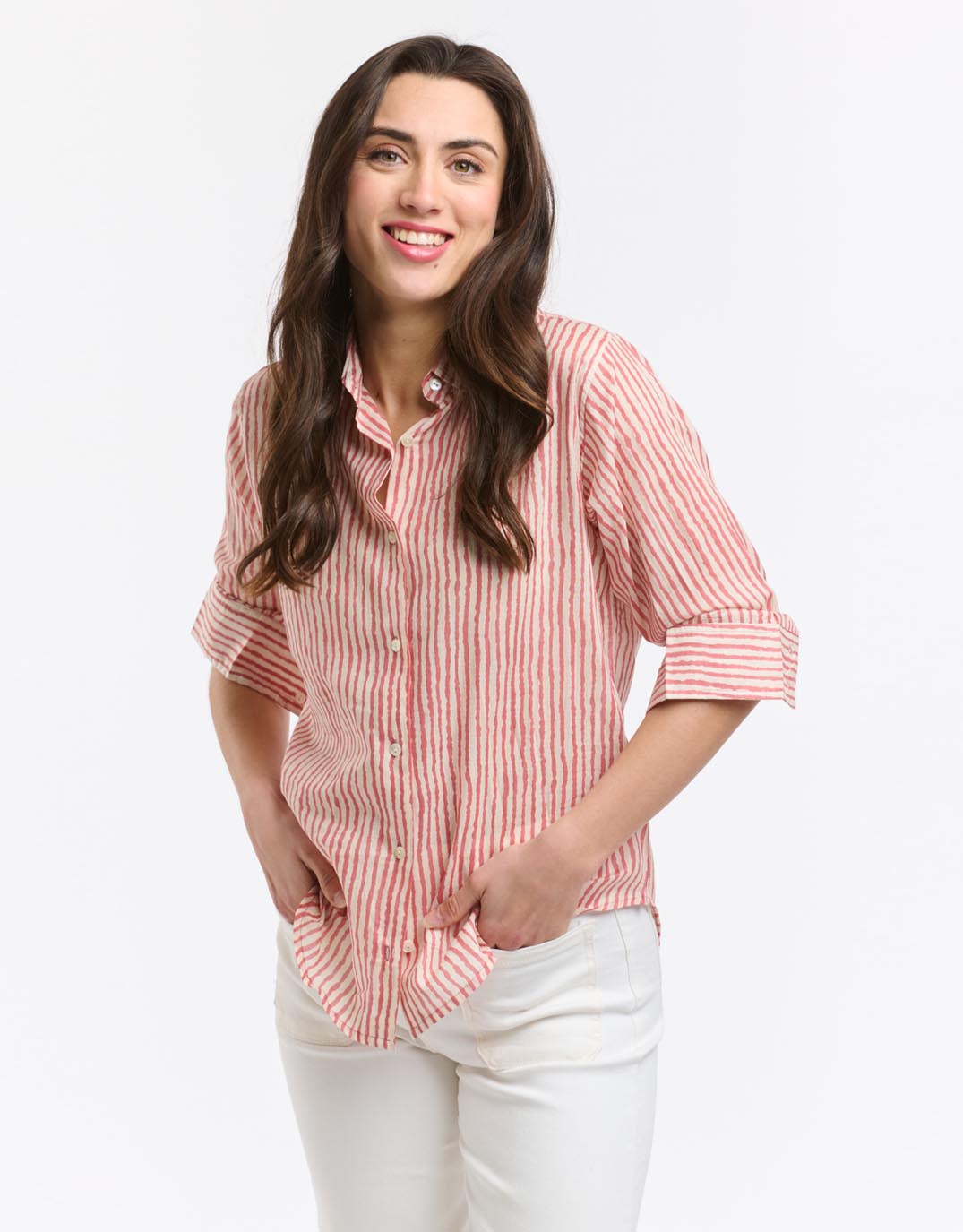 italian-star-collins-shirt-red-stripe-womens-clothing