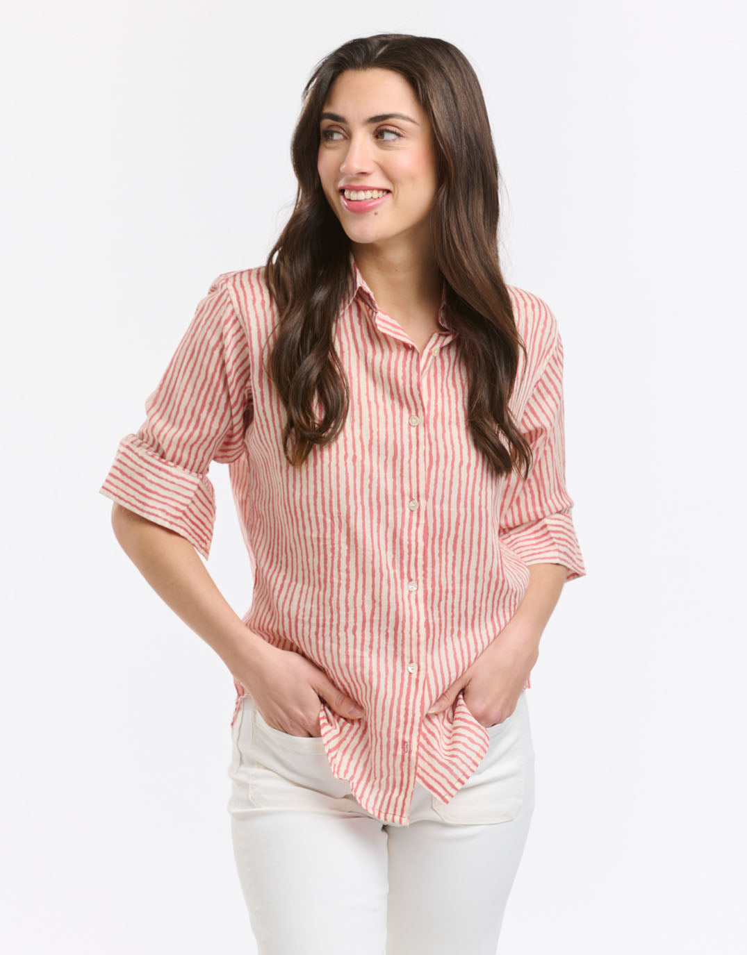 italian-star-collins-shirt-red-stripe-womens-clothing