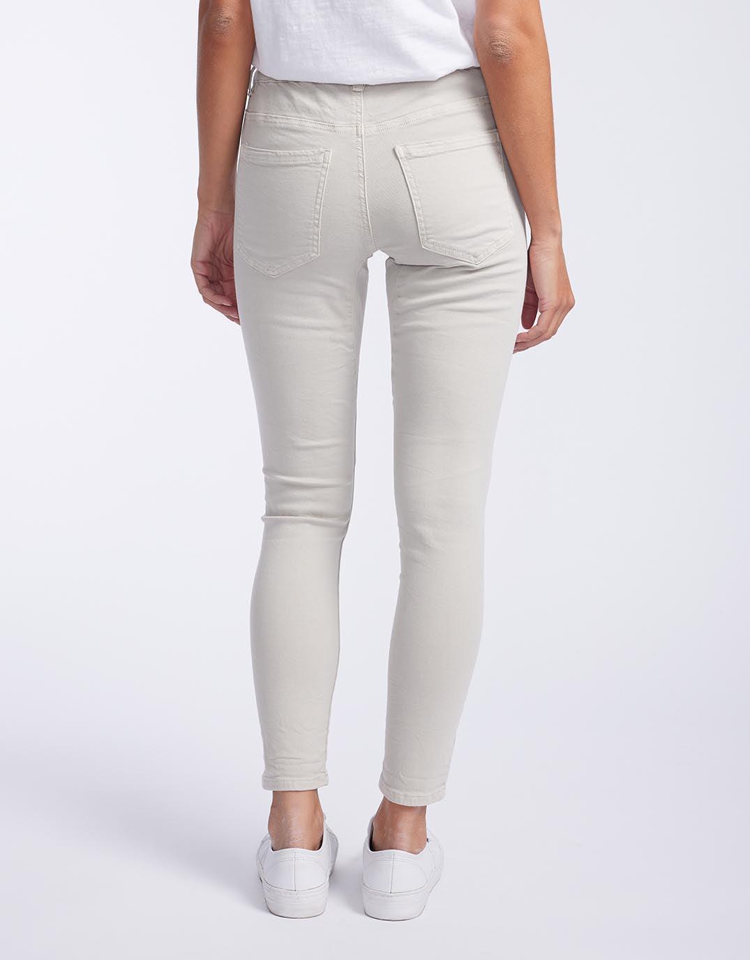 Italian Star - Emma Stretch Jean - Beige - White & Co Living Jeans