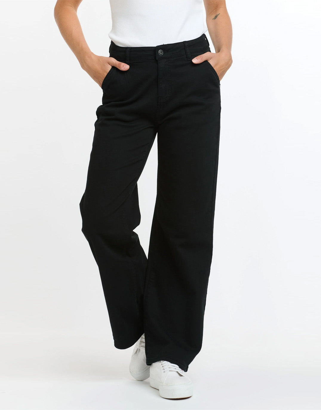 italian-star-shirley-jeans-black-womens-clothing