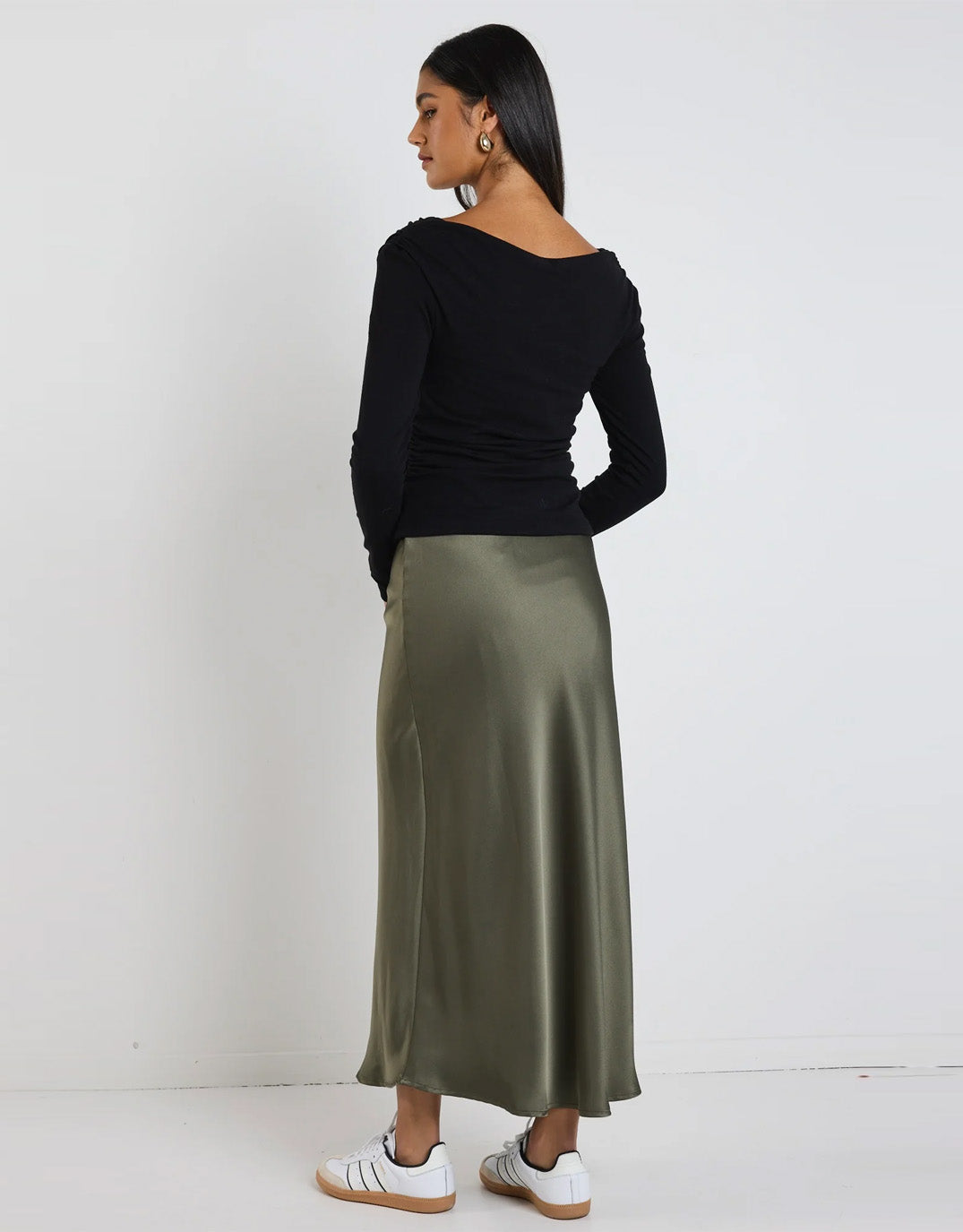 ivy-jack-rosette-satin-bias-midi-skirt-khaki-womens-clothing