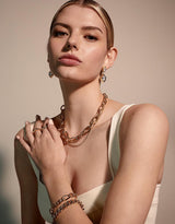 Jolie & Deen - Fleur Necklace - Gold - White & Co Living Accessories