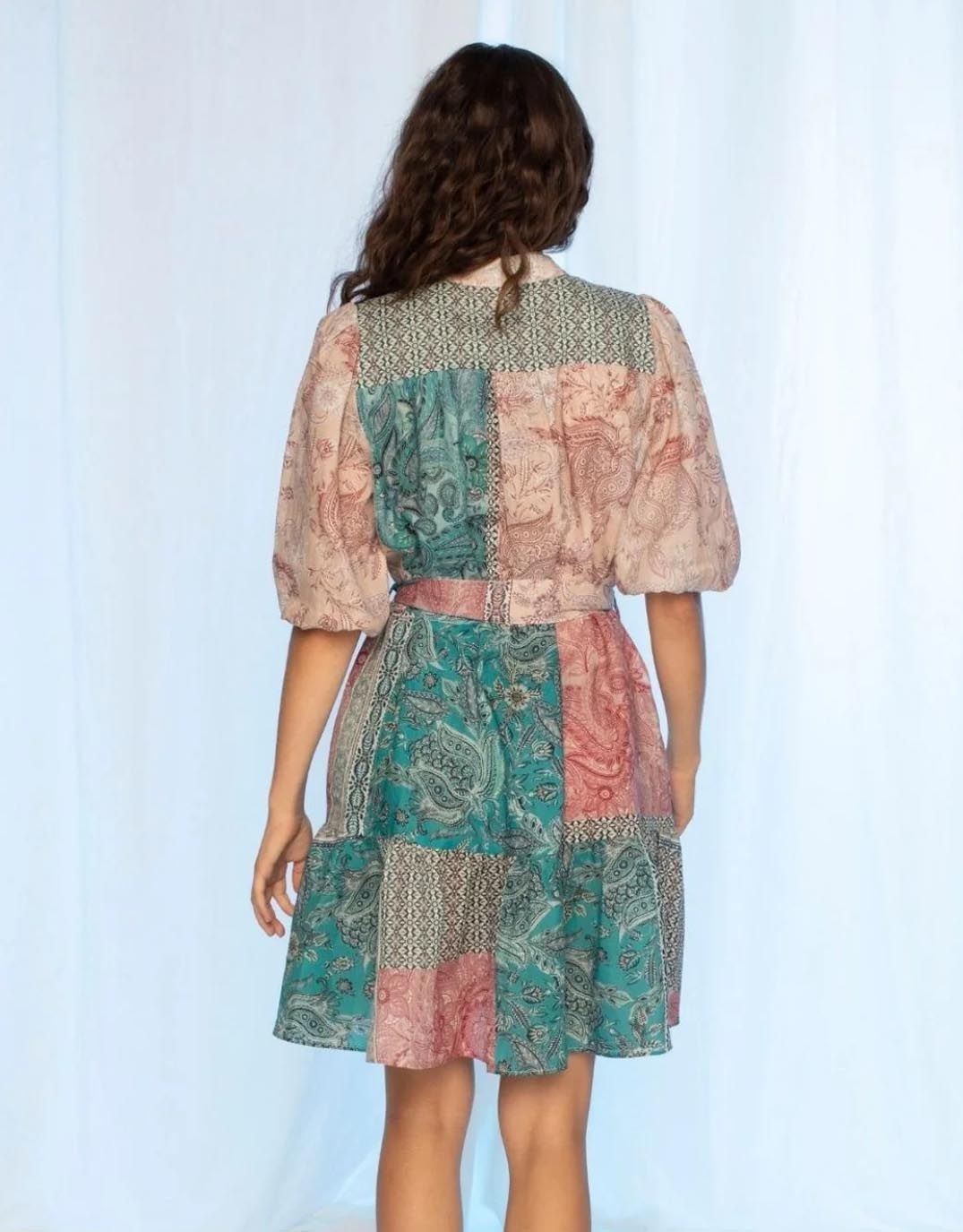 kachel-holly-mini-dress-paisley-mosaic-womens-clothing