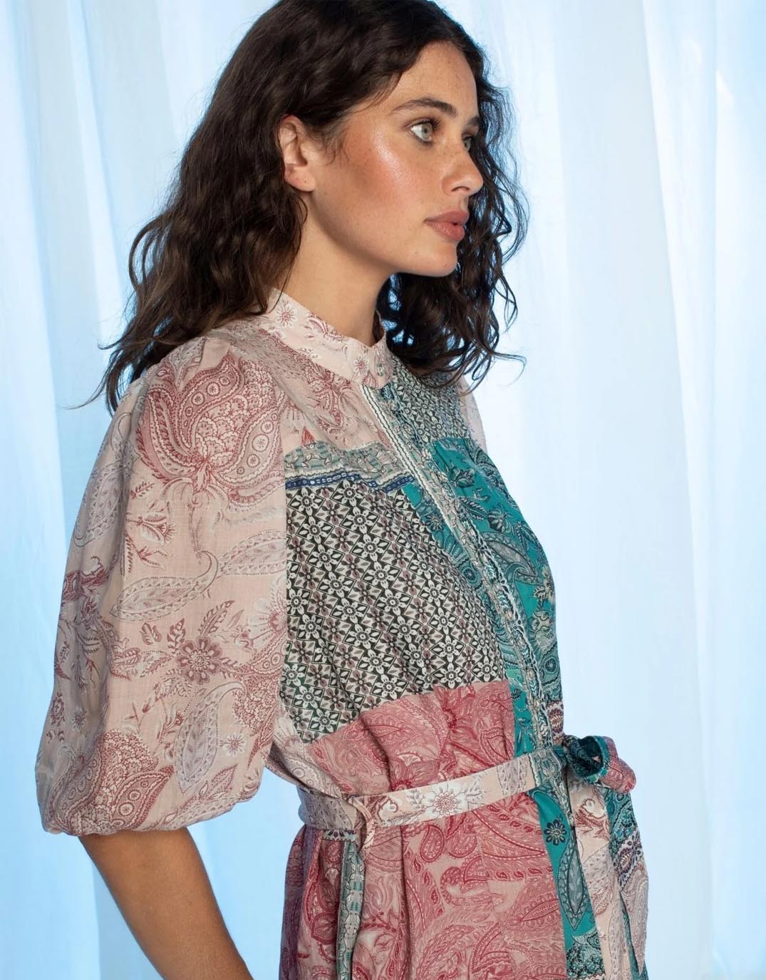 kachel-holly-mini-dress-paisley-mosaic-womens-clothing