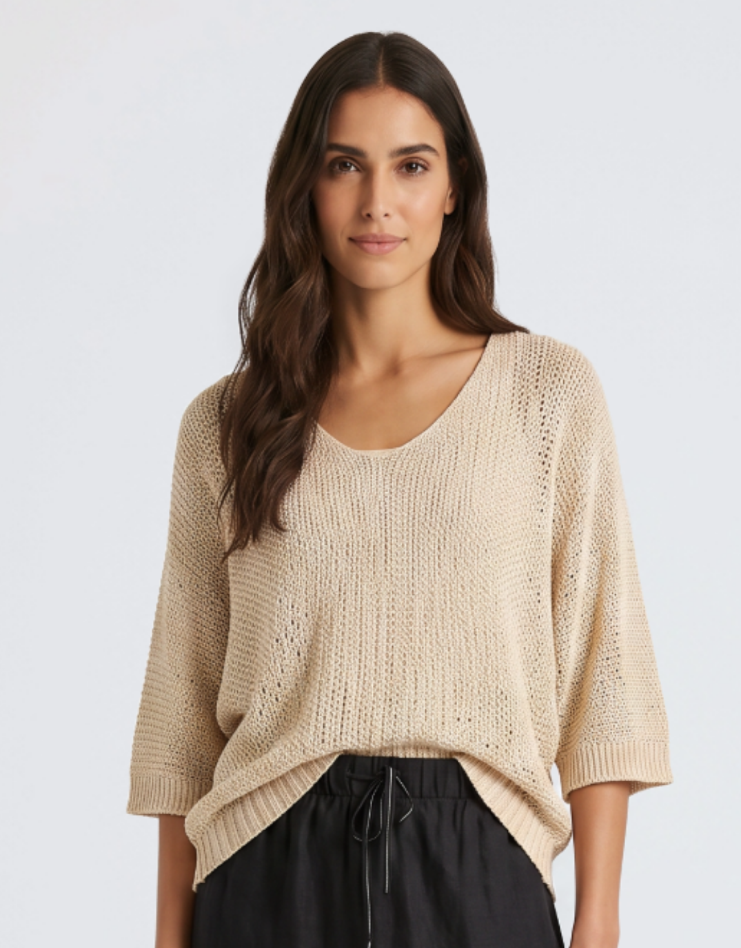 Knit Sweater - Beige