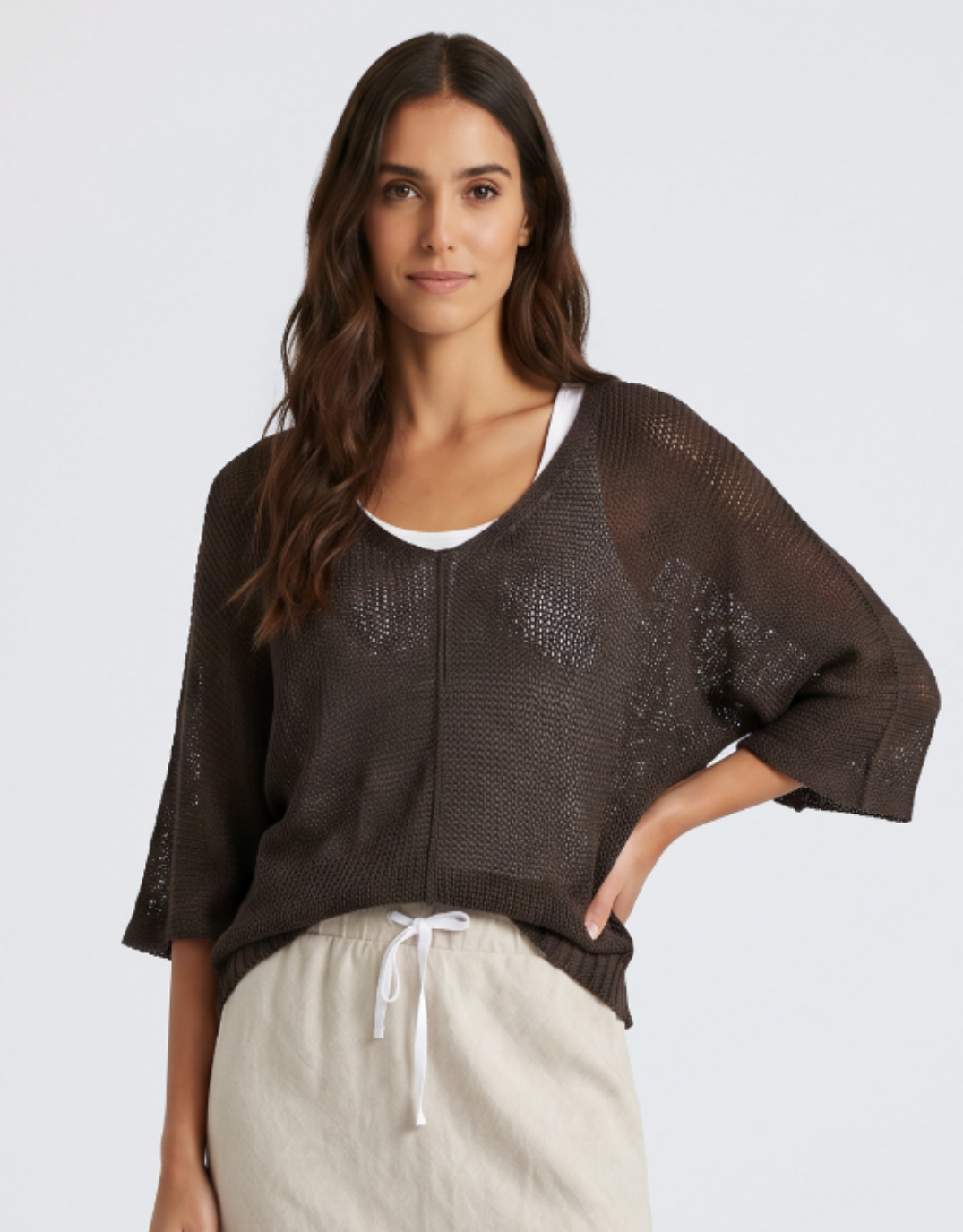 Knit Sweater - Chocolate