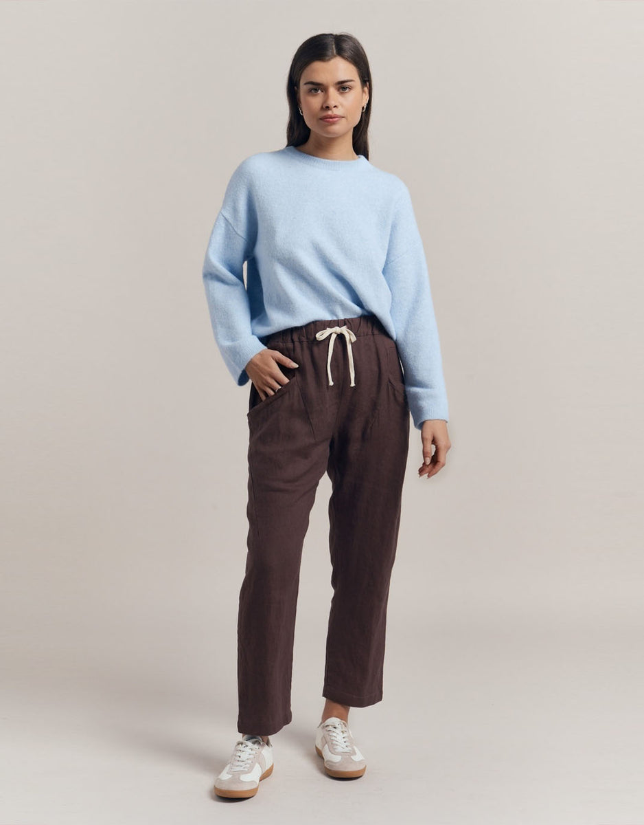 Luxe Linen Pant - Natural