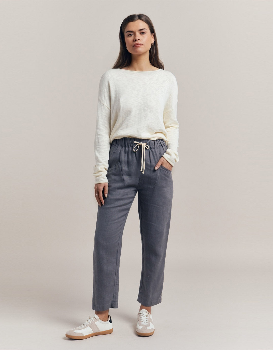 little-lies-luxe-linen-pants-grey-womens-clothing