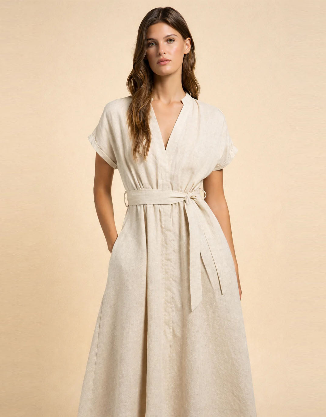 Occasion Dress - Natural