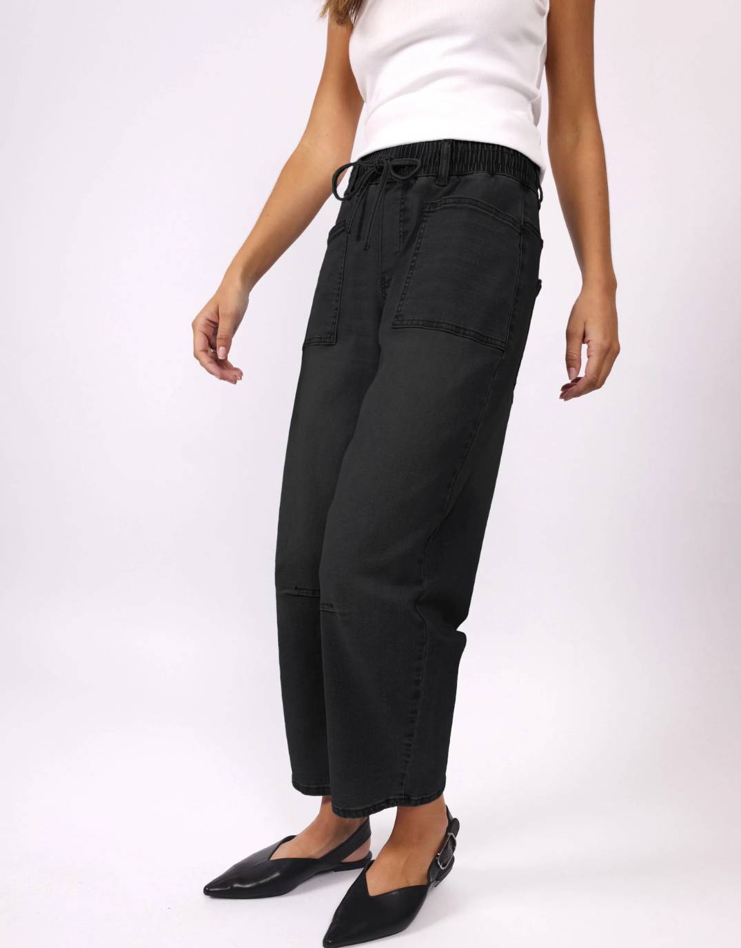 monaco-leo-barrel-jeans-black-womens-clothing