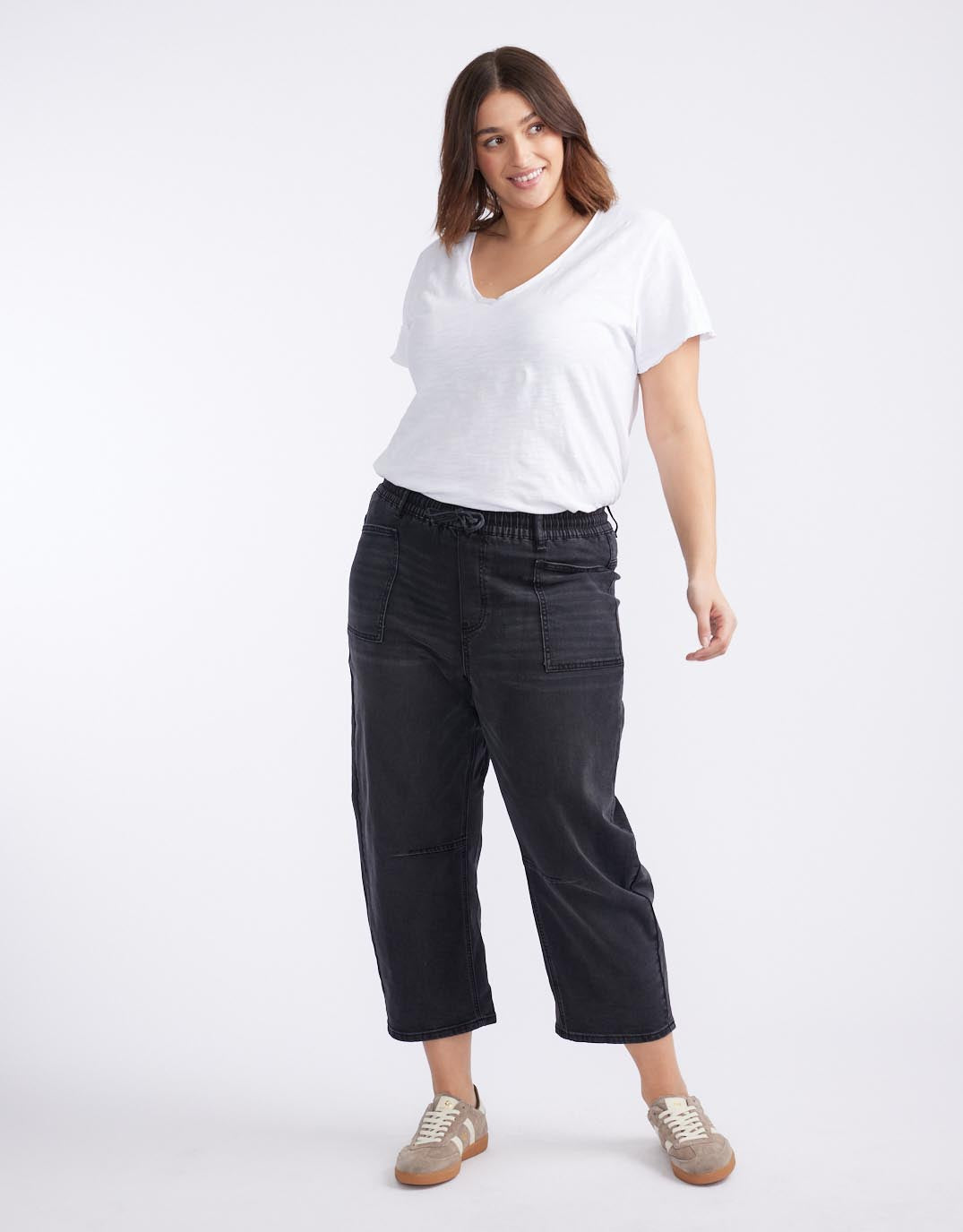 Leo Barrel Jeans - Black