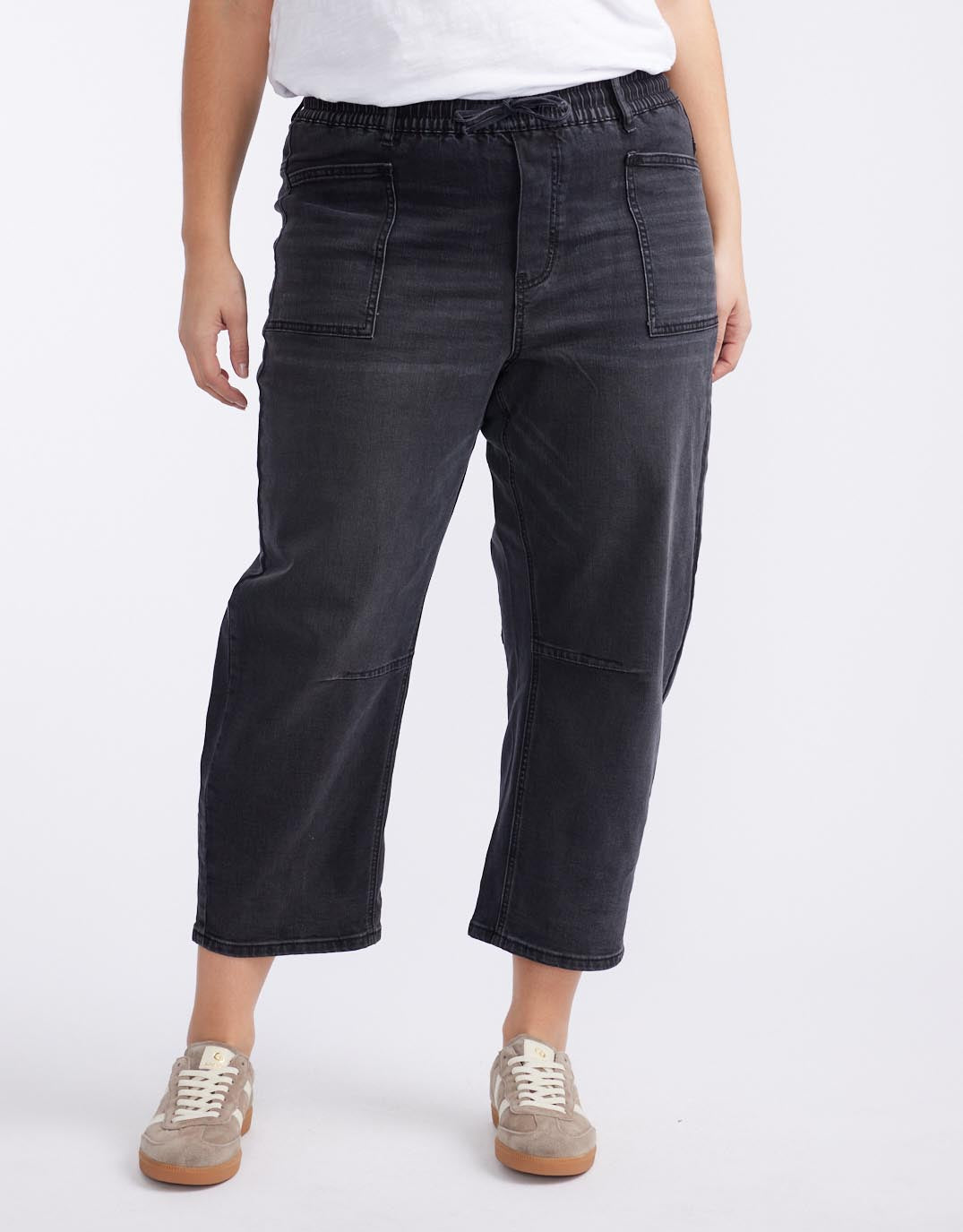 Leo Barrel Jeans - Black