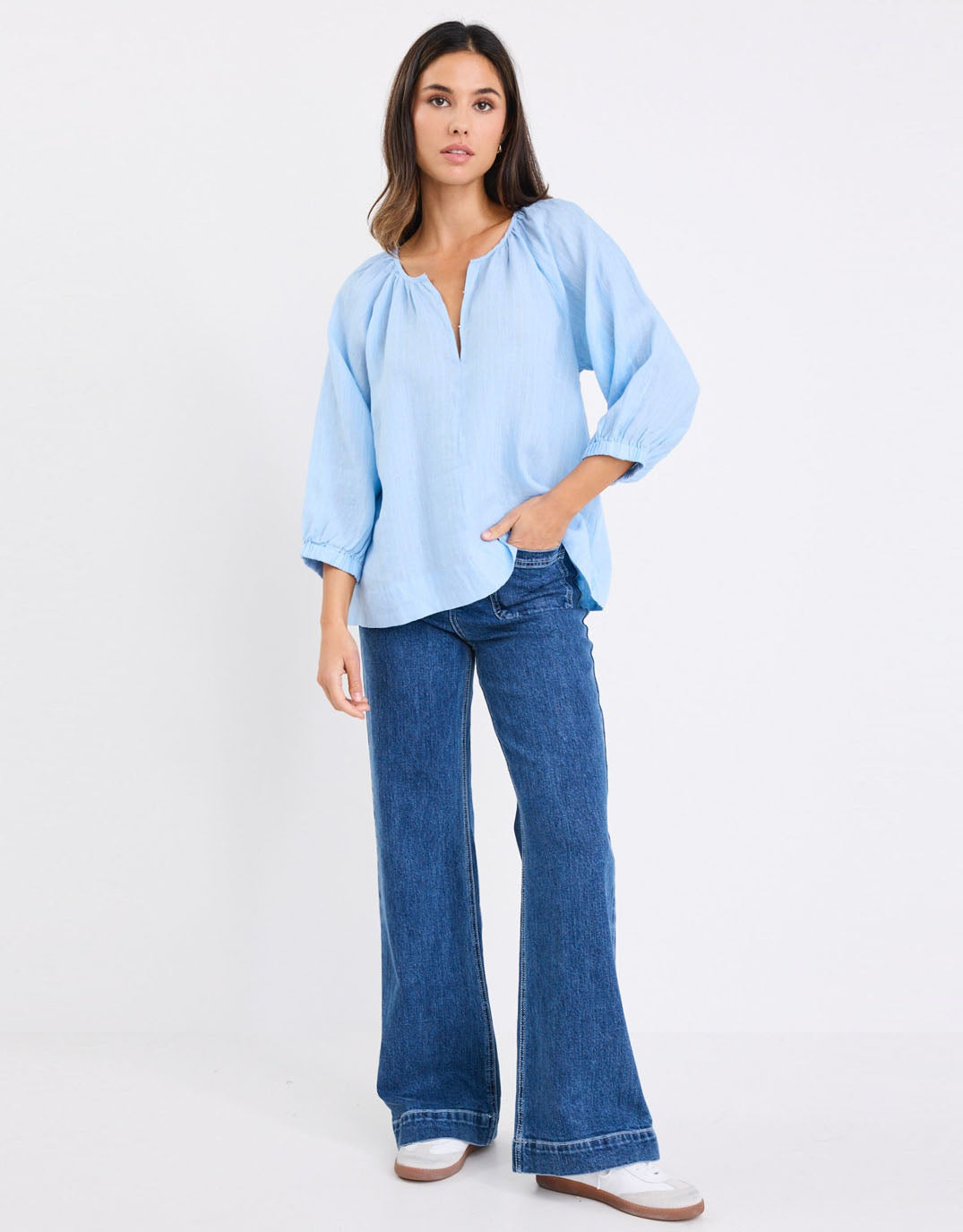 reunion-revolutionary-linen-relaxed-long-sleeve-top-sky-blue-womens-clothing