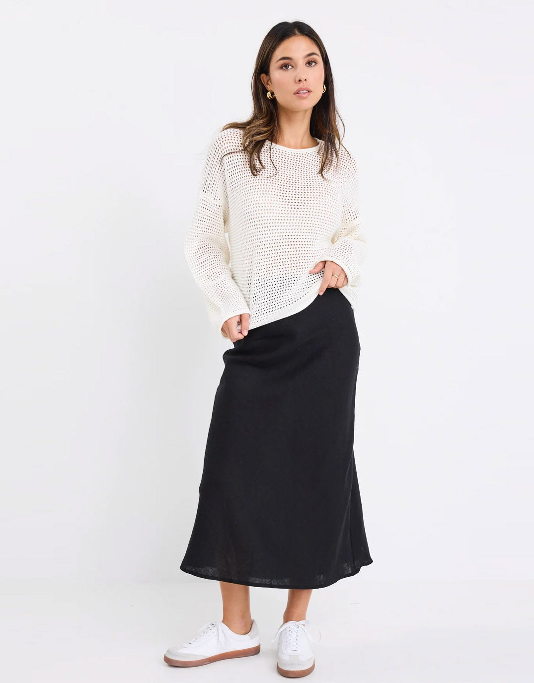 reunion-the-label-bliss-linen-bias-midi-skirt-black-womens-clothing