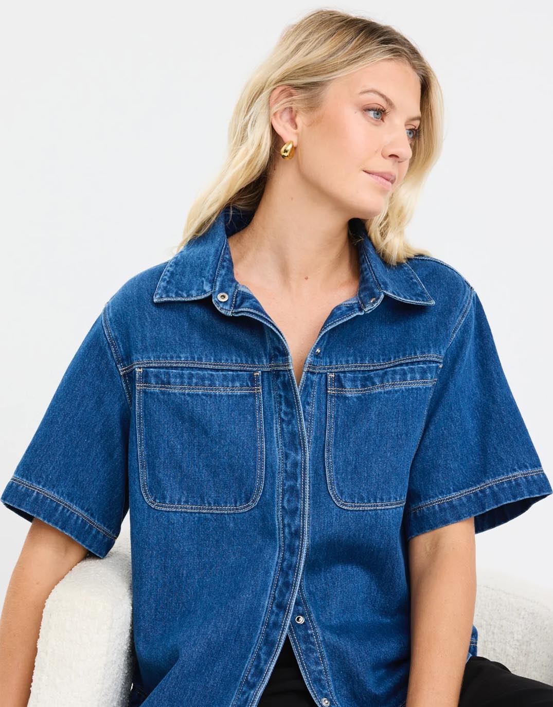 crucial-denim-short-sleeve-shacket-storm-blue-womens-clothing