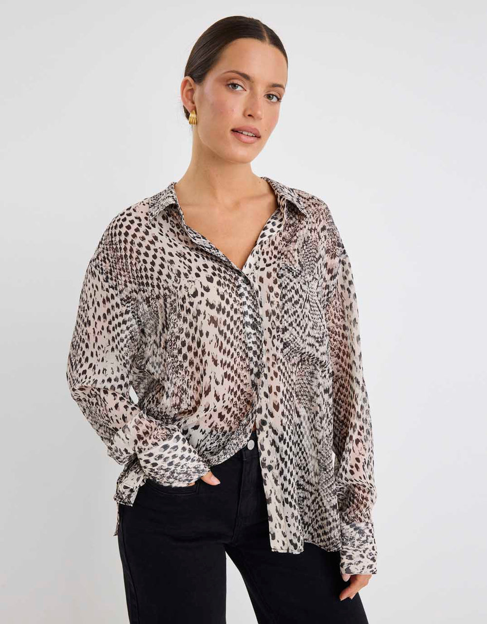 stories-be-told-felix-shirt-charcoal-snake-womens-clothing