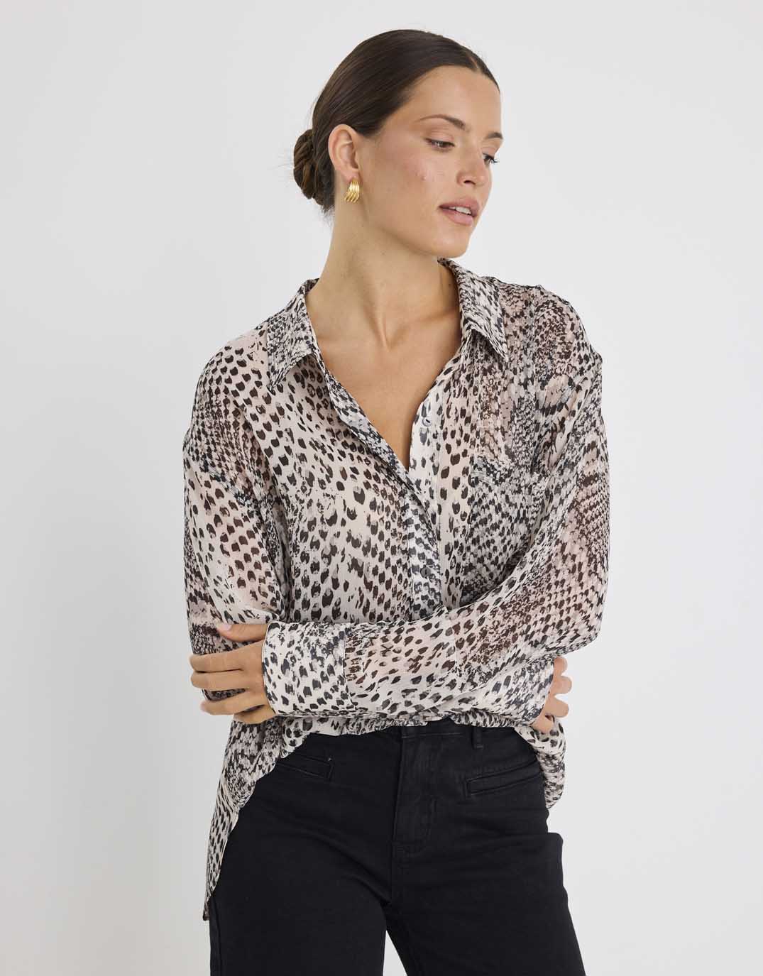stories-be-told-felix-shirt-charcoal-snake-womens-clothing