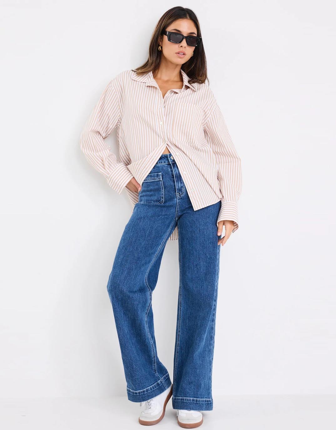 stories-be-told-you-got-this-poplin-oversized-shirt-ecru-stripe-womens-clothing